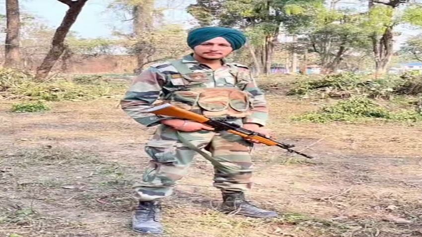 Punjab CM Bhagwant Singh Mann Mourns the Martyrdom of Jawan Gurpreet Singh, Announces State Support for Bereaved Family