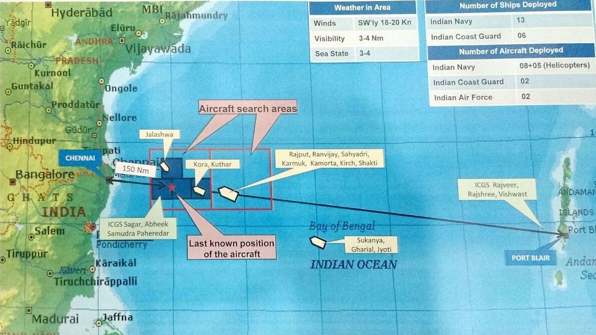 Wreckage of IAF's AN-32 aircraft traced in Bay of Bengal more than 7 years after it went missing
