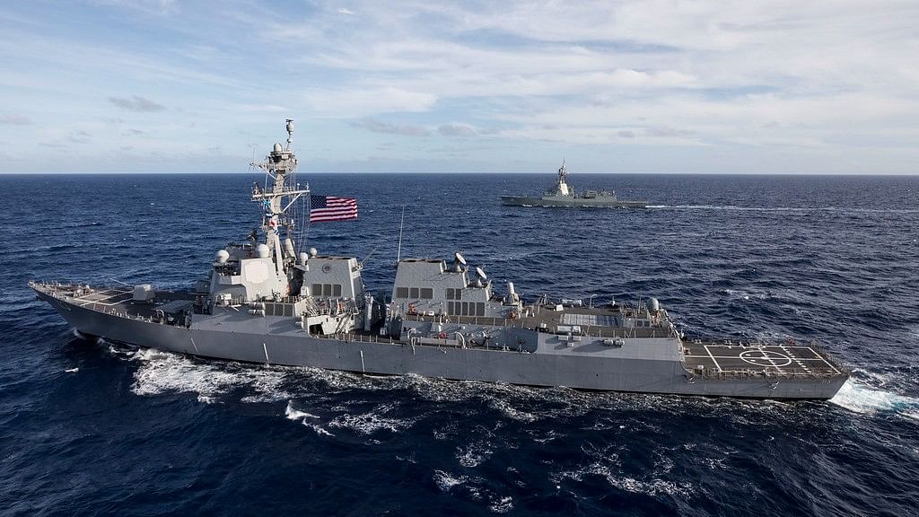 US Navy says USS John Finn conducted transit in Taiwan Strait