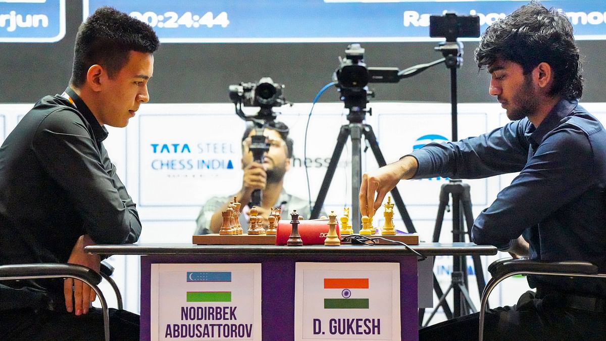 Tata Steel Chess 2024: Gukesh draws with Alireza to drop to second spot, Absuttarov snatches lead