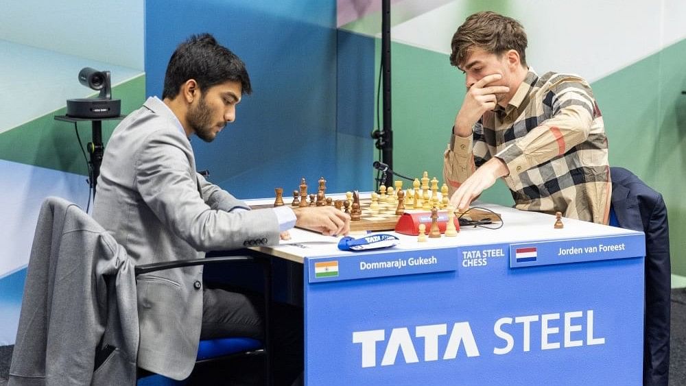 Gukesh outwits Foreest , Praggnanandhaa plays draw with Nepomniachtchi