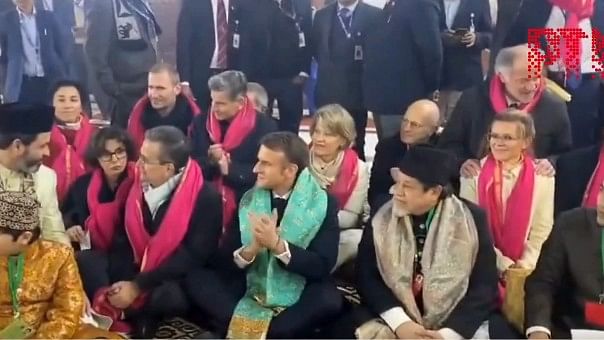 Day after receiving Ram Mandir replica from Modi, Macron visits Sufi saint's shrine