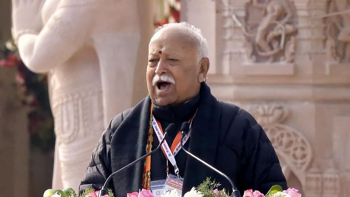 Ram Lalla idol consecration a courageous work, happened due to God's blessings: Mohan Bhagwat