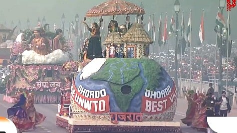 R-Day: Gujarat tableau displays Dhordo village of Rann of Kutch - Vimarsana News