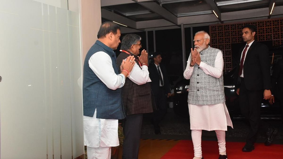 PM Modi arrives in Assam on two-day trip; to unveil projects worth Rs 11,600 cr on Feb 4