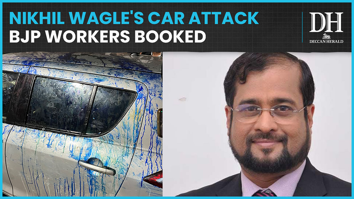 BJP workers booked for attack on journalist Nikhil Wagle's car for his remarks on PM Modi, LK Advani