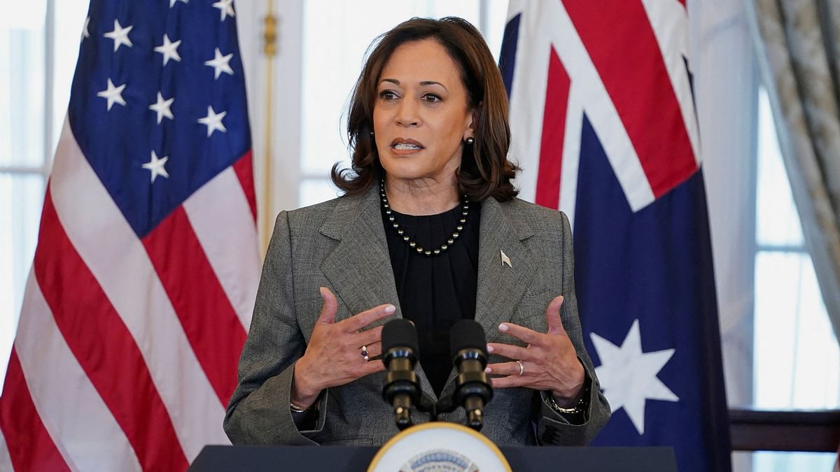 'Russia is responsible', says US Vice President Harris on Navalny death