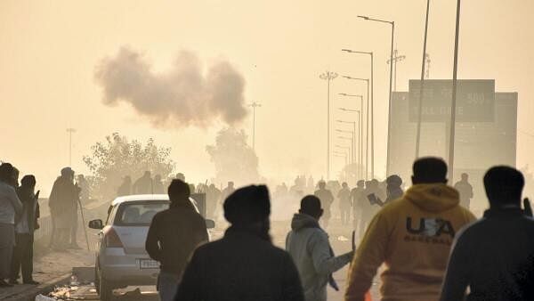 Tear gas fired as farmers gather at Shambhu border to resume stir