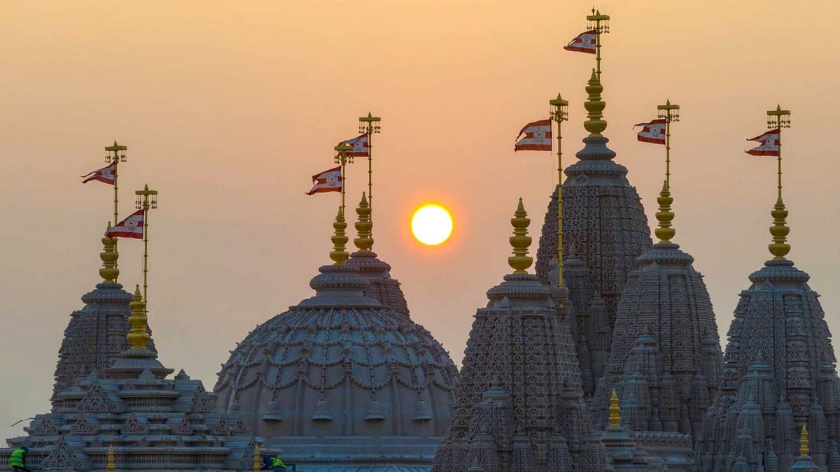 Built on a 27-acre site in Abu Mreikhah near Al Rahba off the Dubai-Abu Dhabi Sheikh Zayed Highway, the BAPS temple is constructed at a cost of Rs 700 crore.