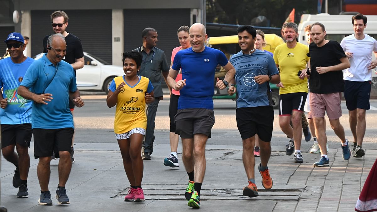Austrian minister, local runners lace up for unique Bengaluru darshan