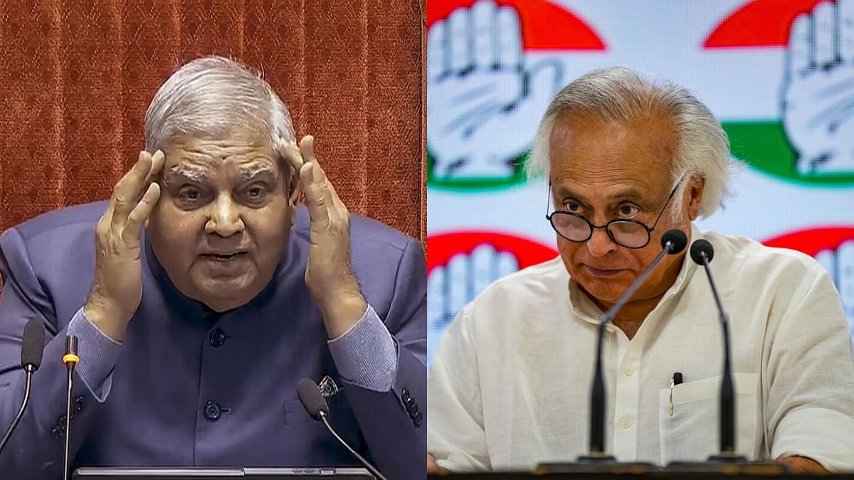 'A person who can feast at cremation ground': Dhankhar slams Jairam Ramesh, calls him unfit to be an MP