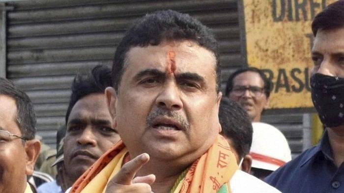 Cops stop Bengal Leader of Opposition Suvendu Adhikari from going to troubled Sandeshkhali