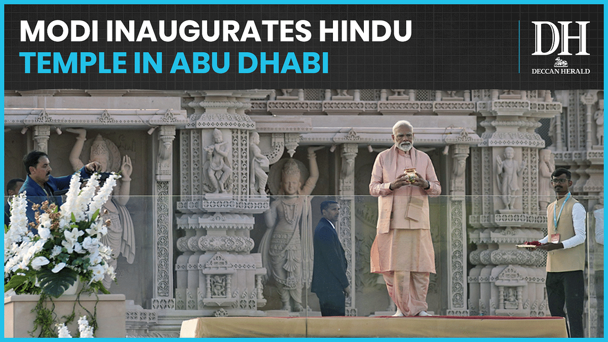 Prime Minister Narendra Modi inaugurates first Hindu stone temple in Abu Dhabi