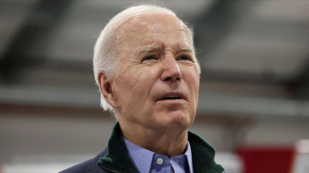 Biden tries to turn the tables on Trump: 'He's about as old as I am'