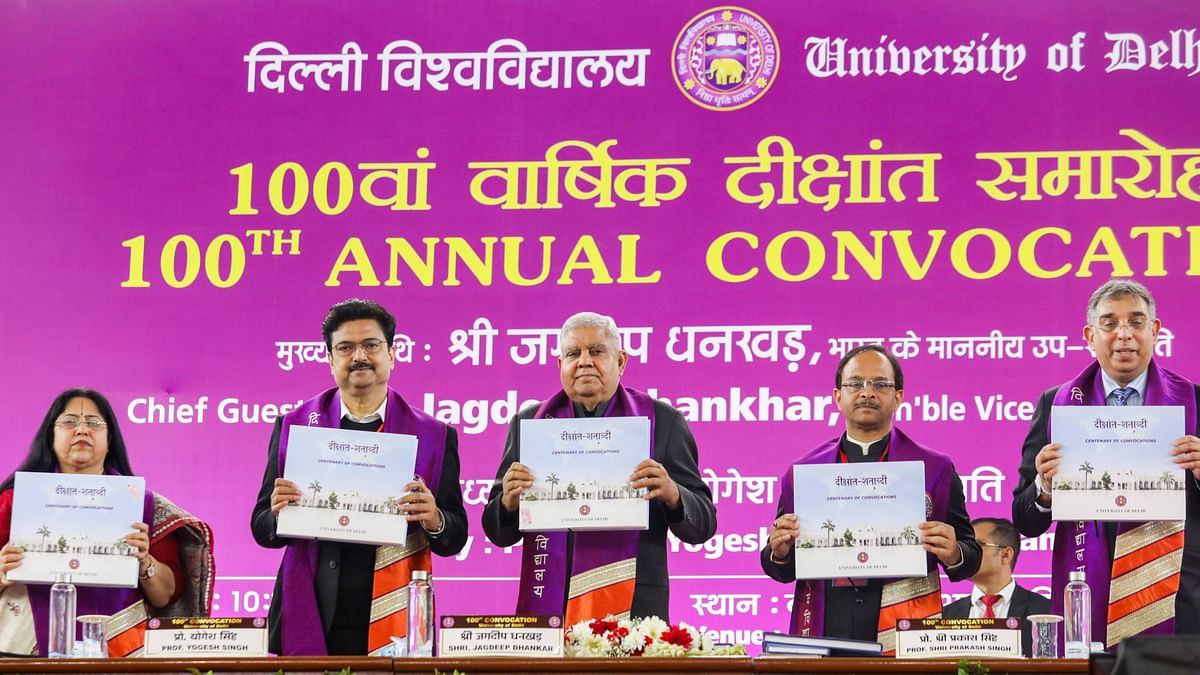 DU confers special currency like degrees with mother's name on 100th convocation