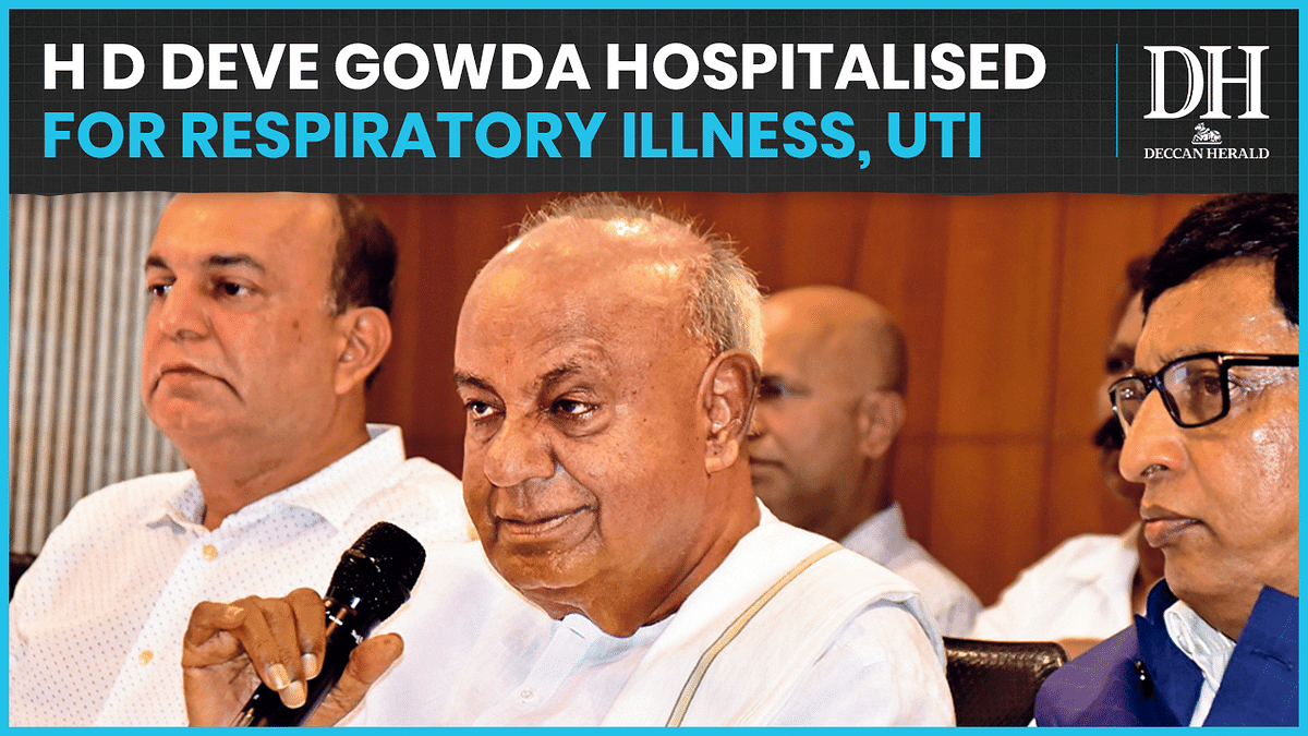 Former Prime Minister H D Deve Gowda hospitalised in Bengaluru