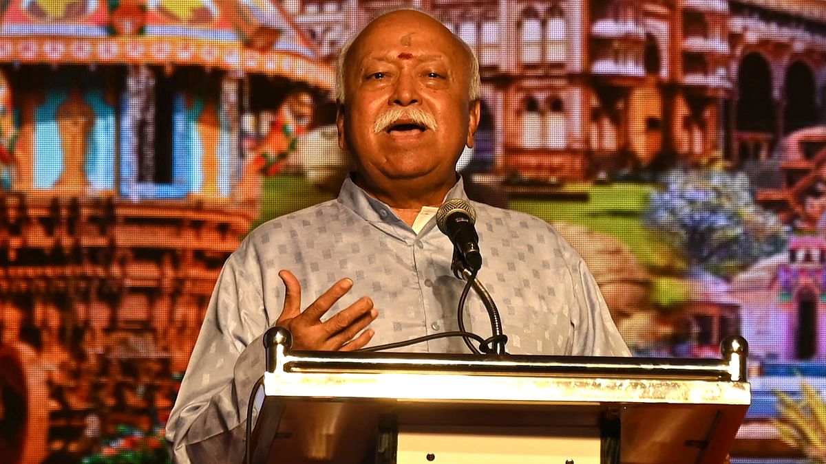 Change in demeanour should not be prompted by ED raids: Bhagwat