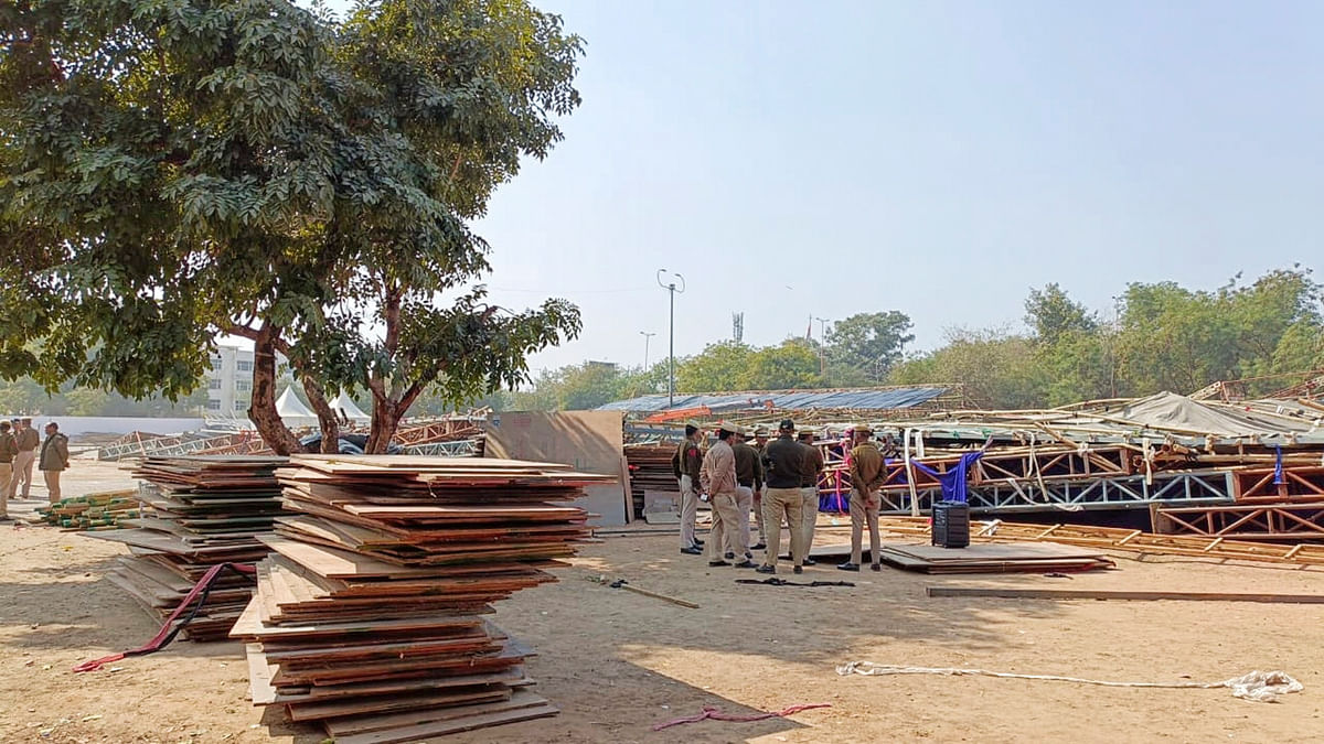 Temporary structure collapses at Delhi's Jawaharlal Nehru Stadium; 29 injured