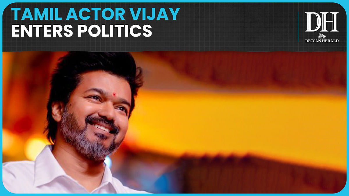 Tamil actor 'Thalapathy' Vijay enters politics; announces political party Tamilaga Vettri Kazhagam