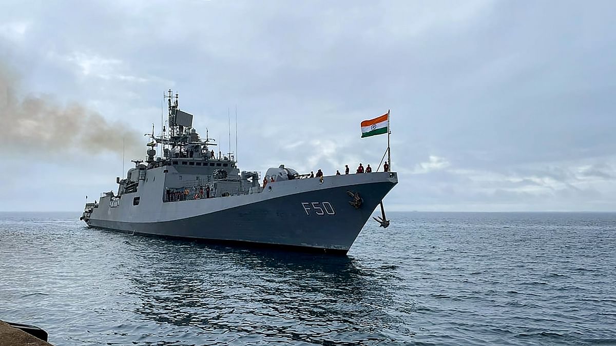 Indian Navy ship INS Tarkash intercepts hijacked Bangladeshi vessel