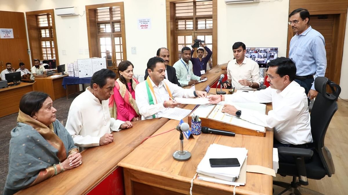Lok Sabha elections 2024: Congress’s Nakul Nath files nomination from Chhindwara seat in Madhya Pradesh