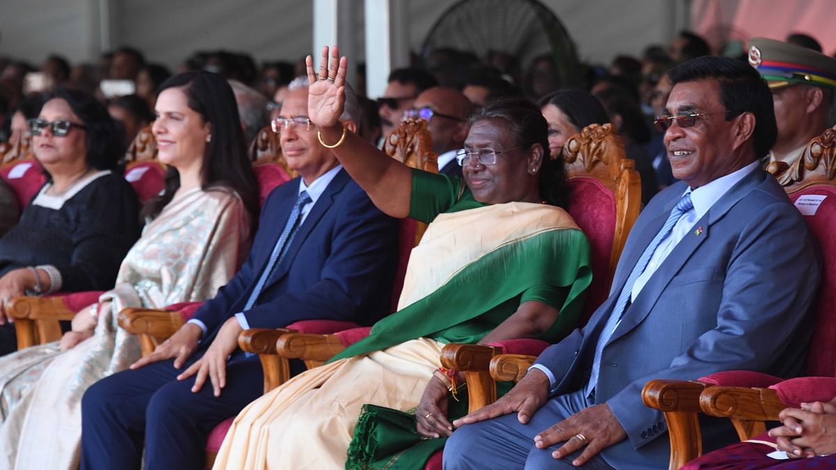 President Murmu attends National Day Celebrations of Mauritius as Chief Guest