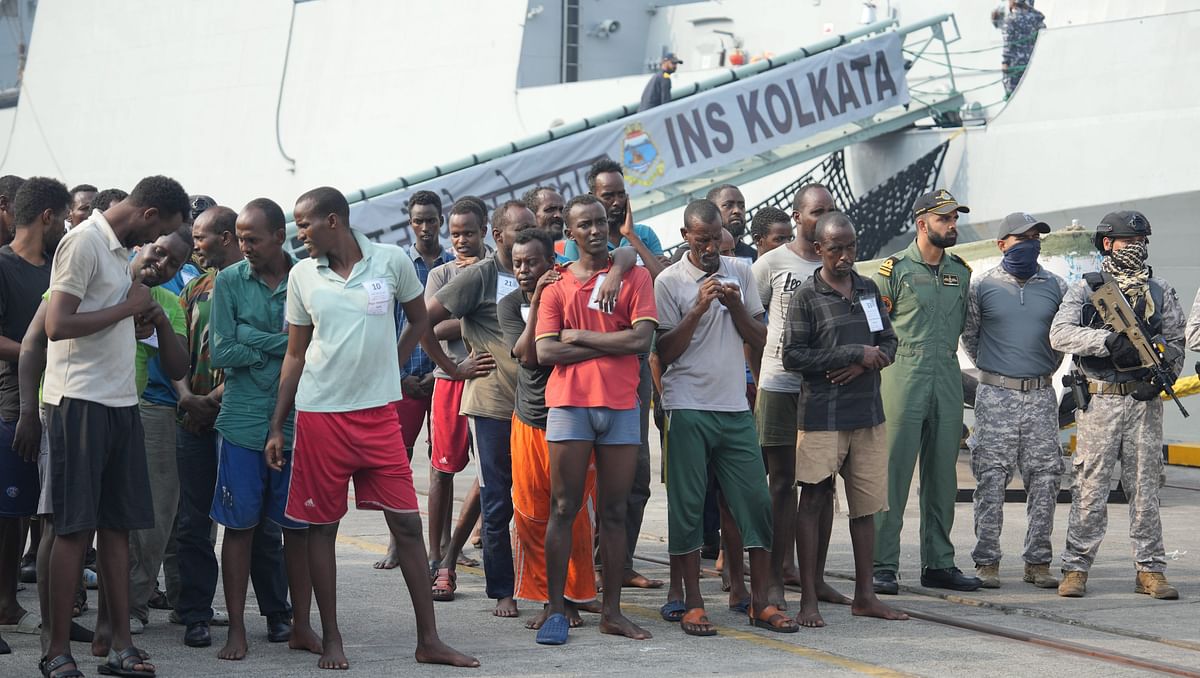 Court orders probe to know age of 7 out of 35 pirates, held off Somalia coast, claiming to be minors