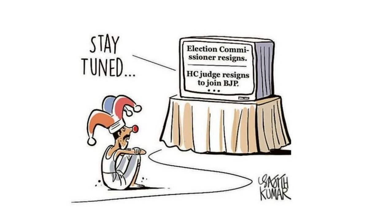 DH Toon | Election Commissioner resigns..!