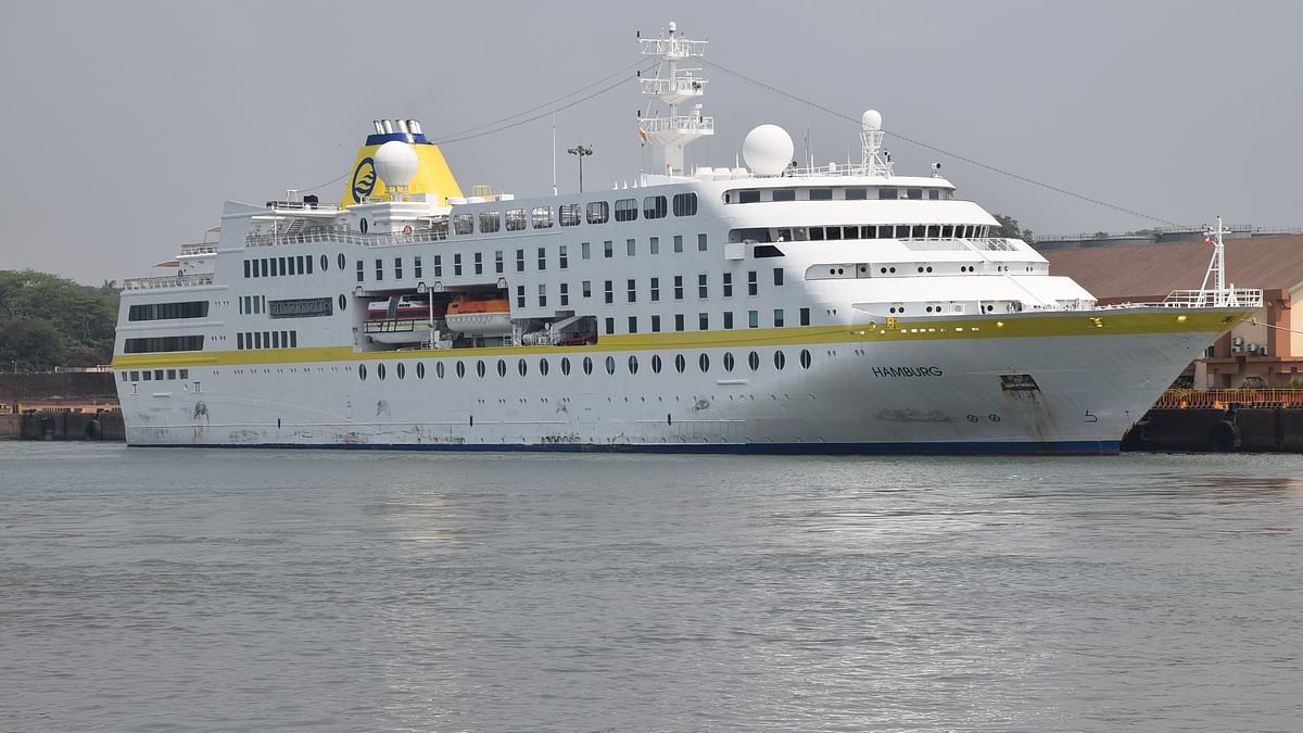 Cruise vessel calls at New Mangalore Port