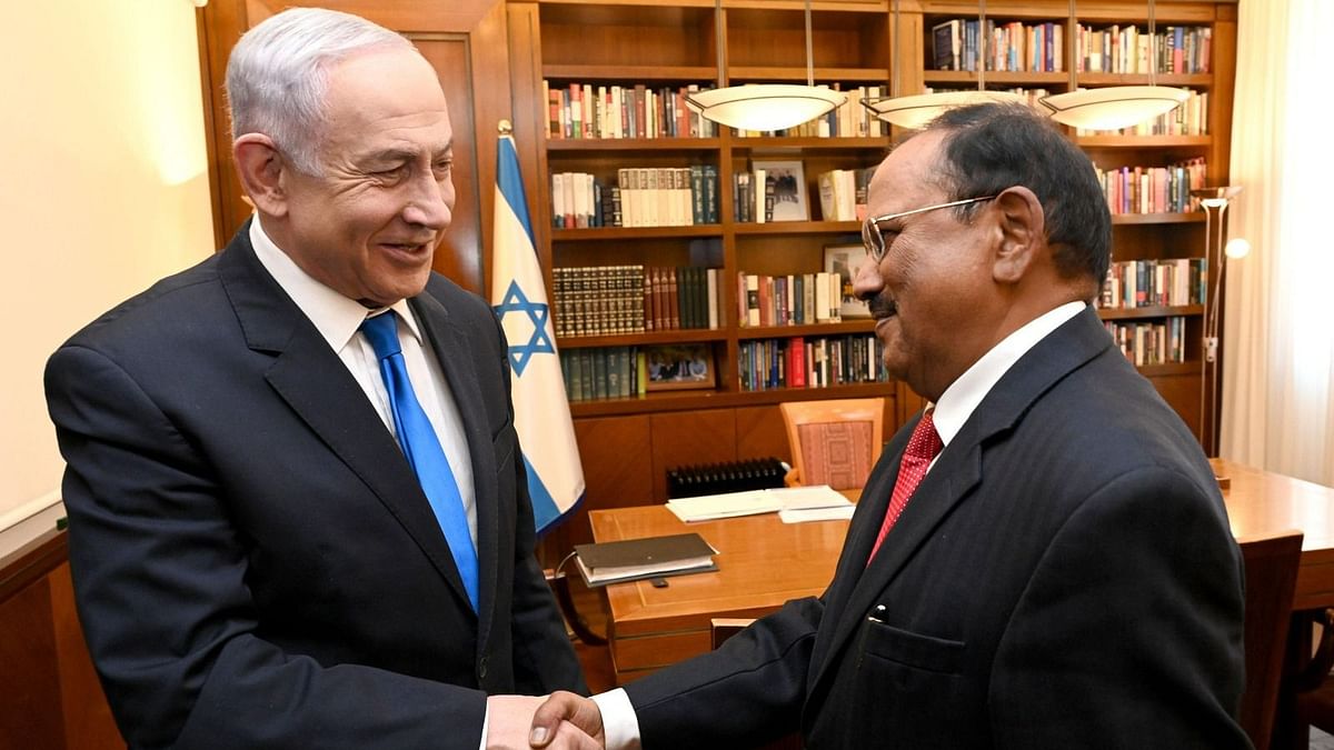 NSA Doval meets Netanyahu to discuss war in Gaza, humanitarian assistance
