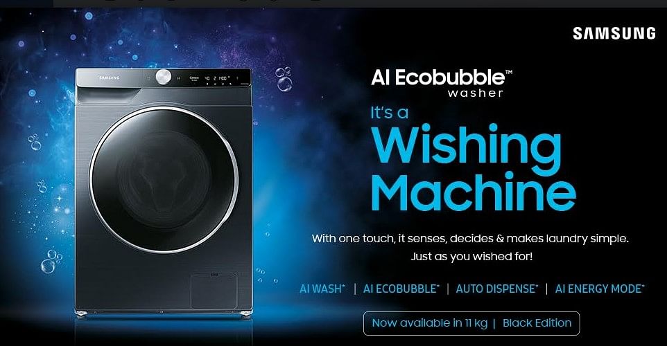 Samsung AI Ecobubble washing machine 2024 series