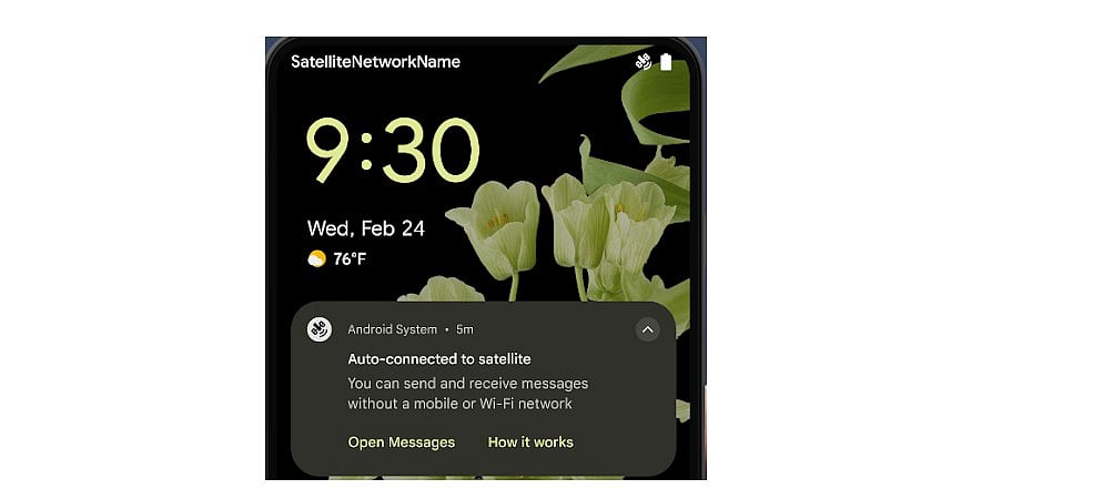Satellite connectivity feature is coming to Android 15.