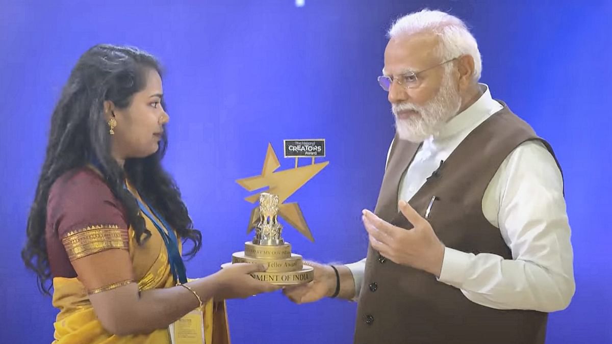 PM Modi presents first ever National Creators' Awards