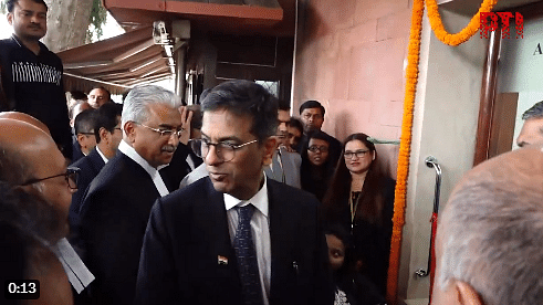 CJI Chandrachud inaugurates help desk, media enclosure in Supreme Court campus