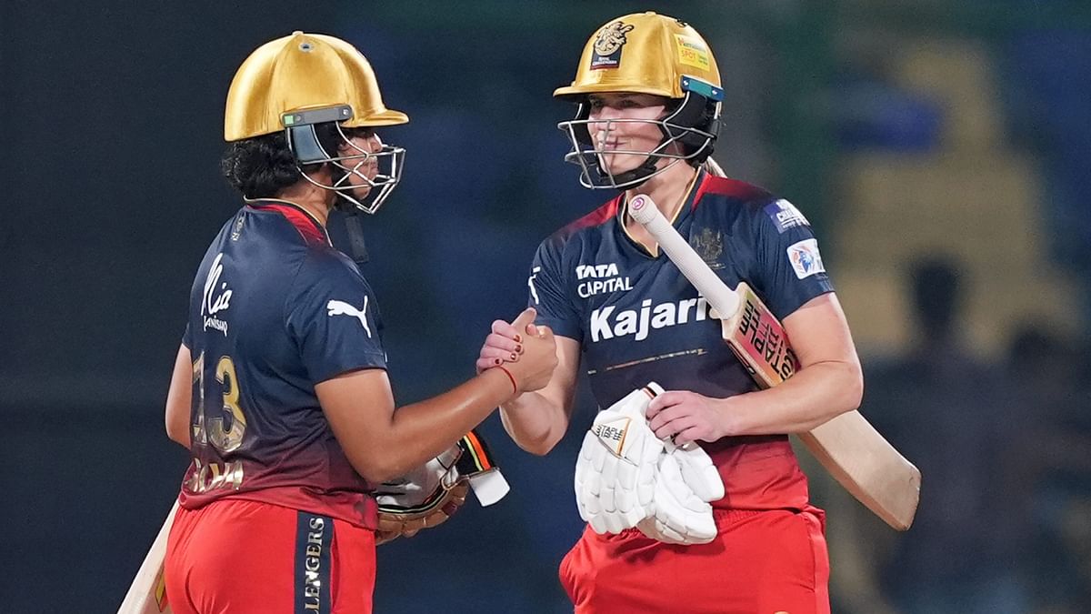 But RCB's Ellyse Perry and Richa Ghosh regained the momentum in the last five overs, to ensure victory.