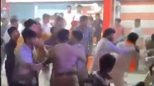 Shiv Sena MLA Sanjay Gaikwad thrashes youth