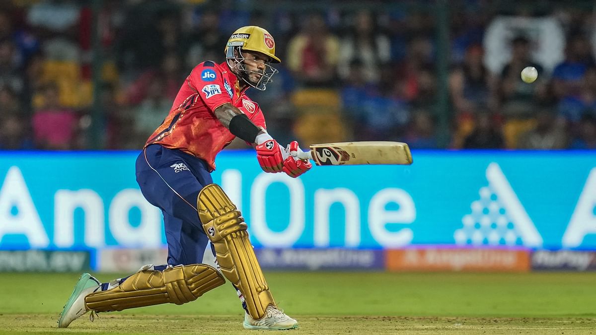 IPL 2024: Dhawan's solidity, middle-order bravery take PBKS to 176 for six against RCB