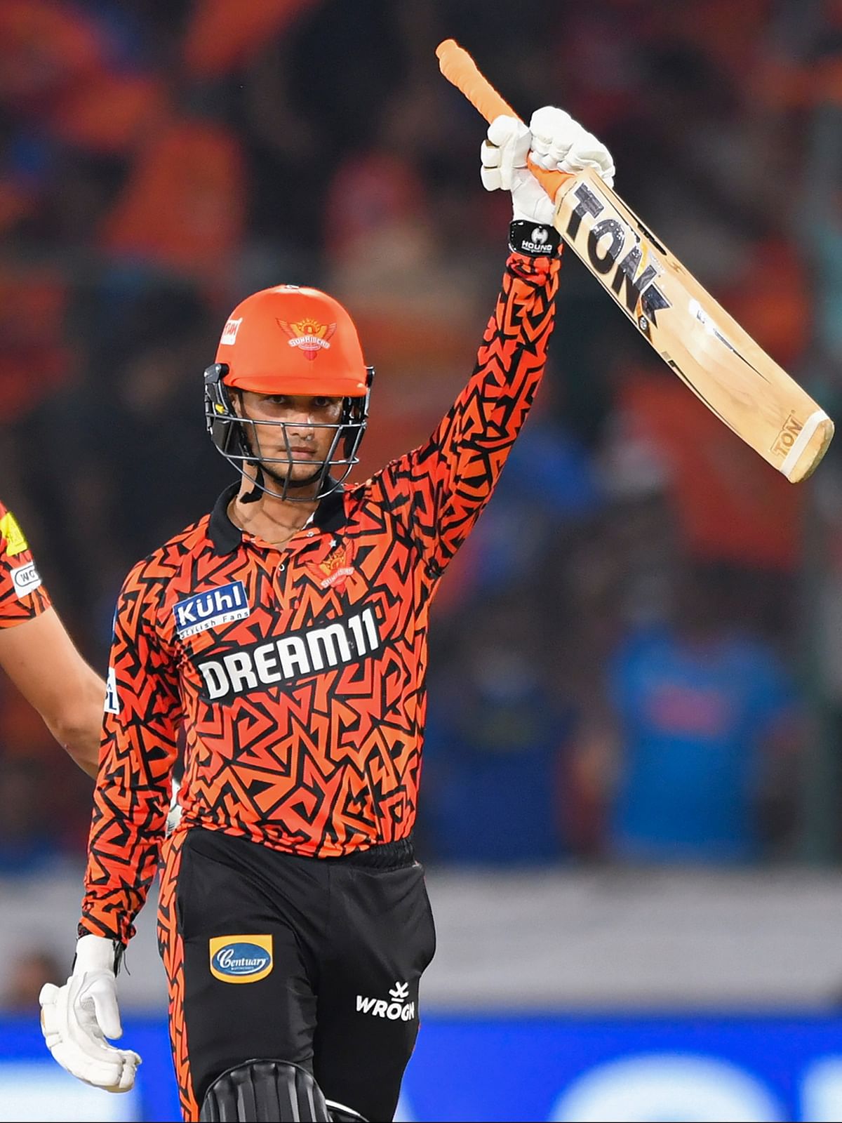 Abhishek Sharma gave great support from other end and scored quick runs. He scored 63 runs in 23 deliveries against MI.