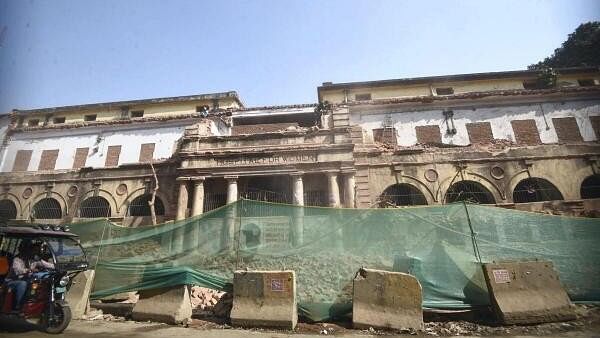 Front portion of historic Women Hospital of PMCH demolished in Patna