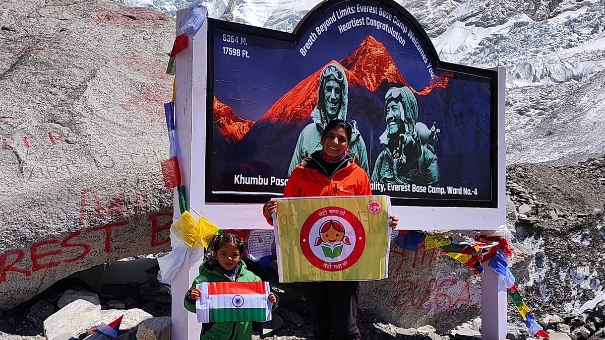 Toddler from Bhopal becomes youngest girl in her age group to complete Mt Everest Base Camp trek