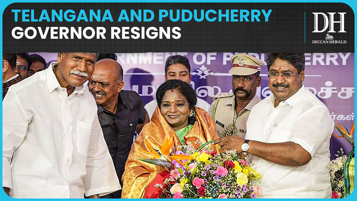 Telangana and Puducherry Governor Tamilisai Soundararajan resigns