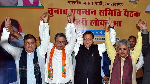 Uttarakhand: Manish Khanduri joins father's party BJP day after quitting Congress