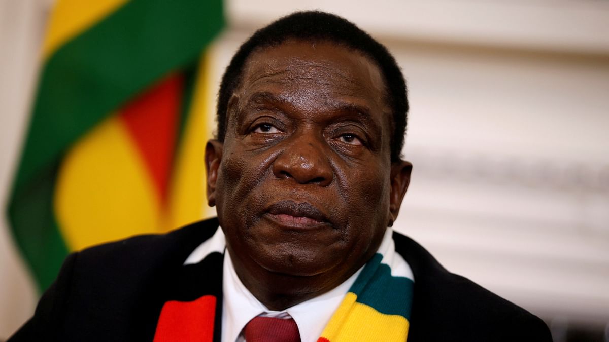 Zimbabwe president Emmerson Mnangagwa reroutes flight due to airport threat