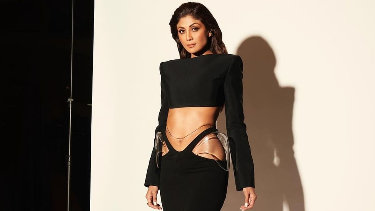 Shilpa Shetty turns heads in Mugler's iconic black ensemble, pictures viral!