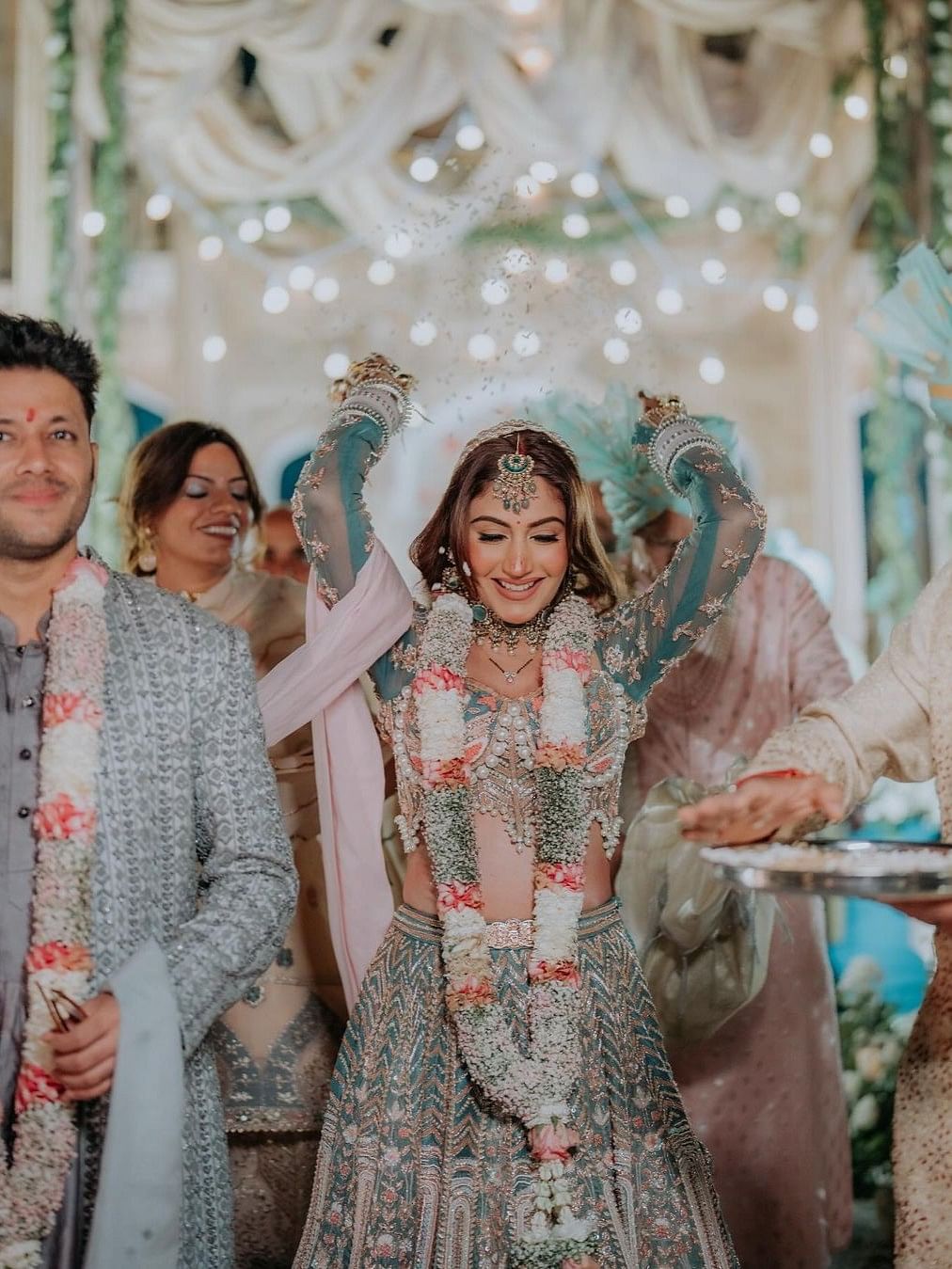 Surbhi took to social media to share a glimpse into her fairytale wedding, much to the delight her fans and followers.