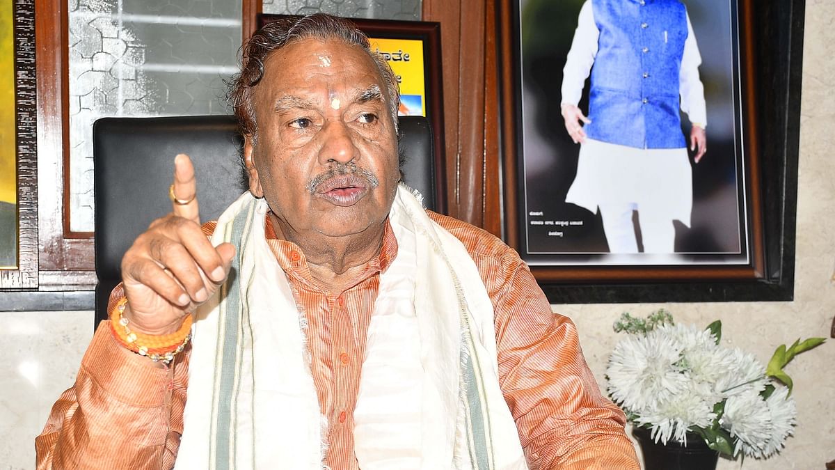 In Shivamogga, BJP rebel K S Eshwarappa claims his supporters are getting death threat calls