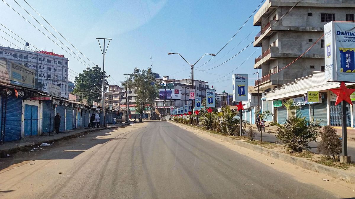Indefinite shutdown of business establishments begins in Nagaland's Dimapur over extortion 