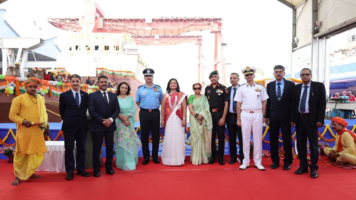 Two new warships for Indian Navy launched