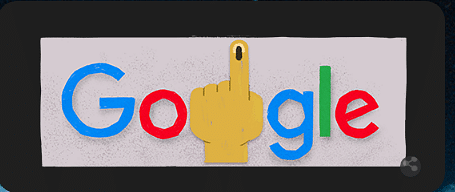 Screenshot of the Google doodle