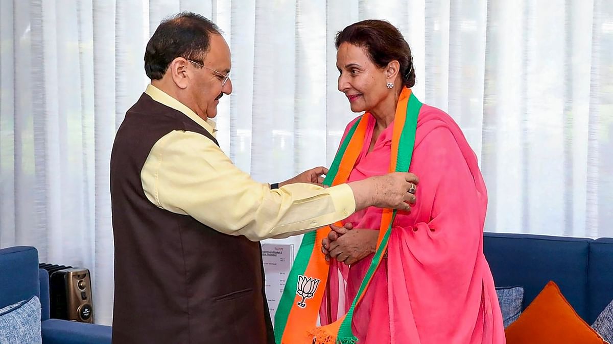 Four-time Congress MP and former Union minister Preneet Kaur joined the BJP in March 2024.